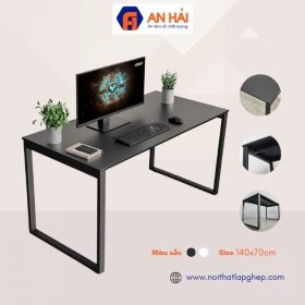 Bàn làm việc hình chữ nhật gỗ cao su BLV01