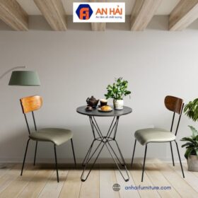 Bộ bàn ghế SECCO phong cách hiện đại _ Bàn ghế chân sắt BBG001