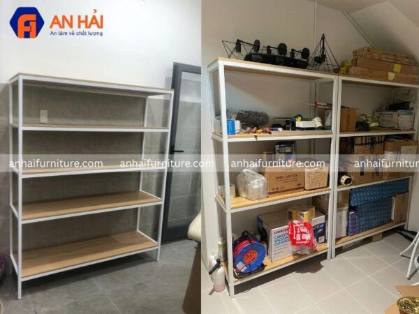 Kệ khung sắt mâm gỗ An Hải Furniture (4)