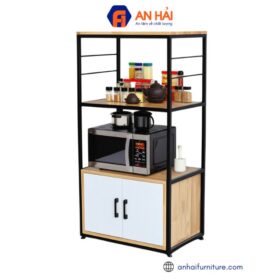 Kệ bếp đa năng 60x40x115cm gỗ cao su KB004