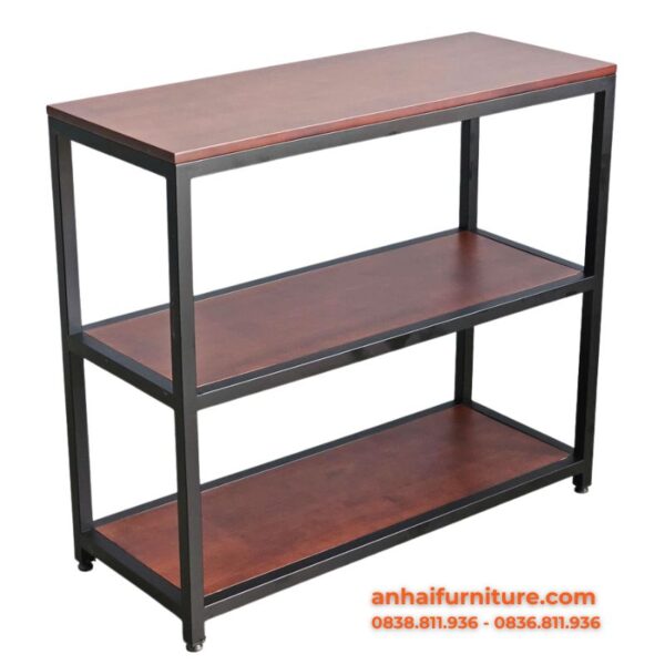 Kệ bếp NARO 3 tầng 100x40x88cm gỗ cao su KB002