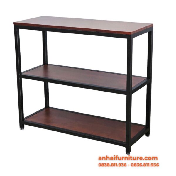 Kệ bếp NARO 3 tầng 100x40x88cm gỗ cao su KB002