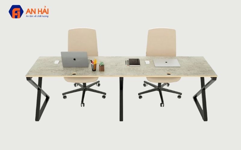 Bàn cụm 2 người 240x60cm gỗ Plywood