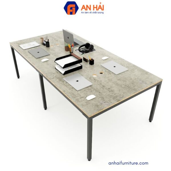 Bàn cụm 4 người 240x120cm gỗ Plywood chân hệ Uconcept HBUC047